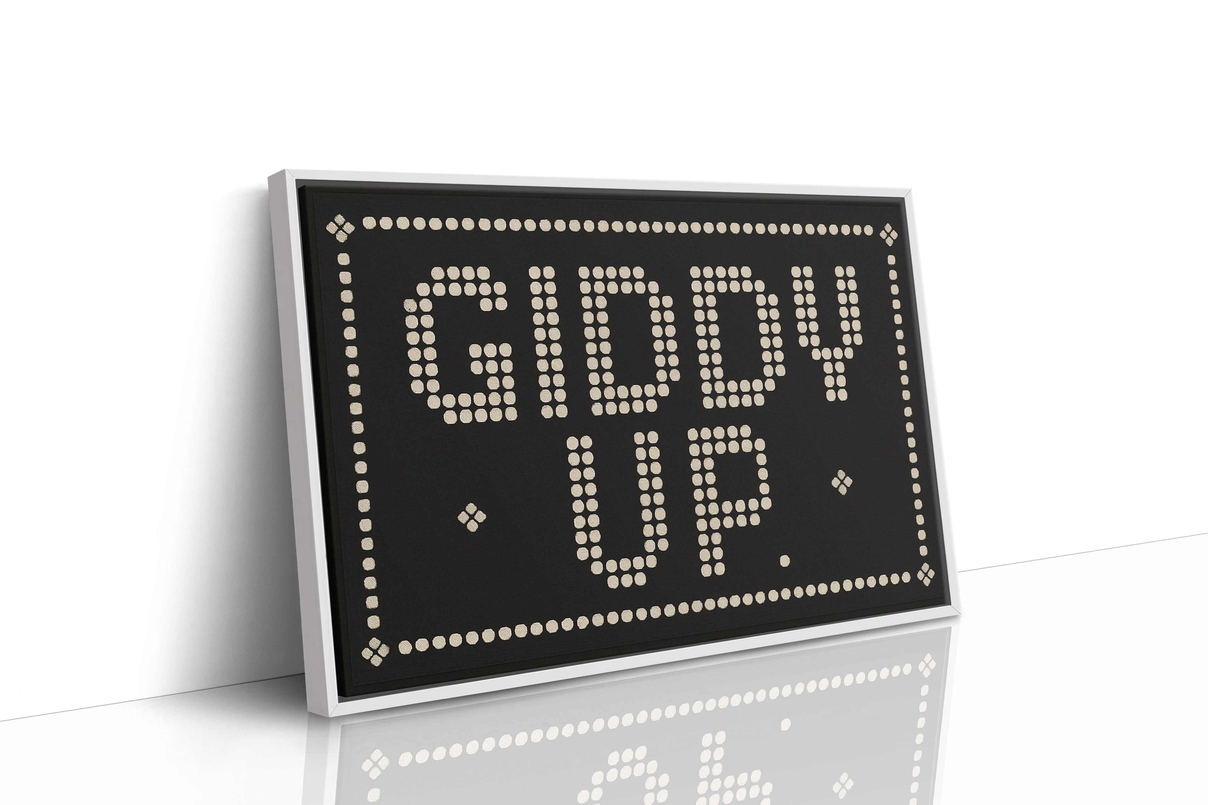 Giddy Up Western Typography