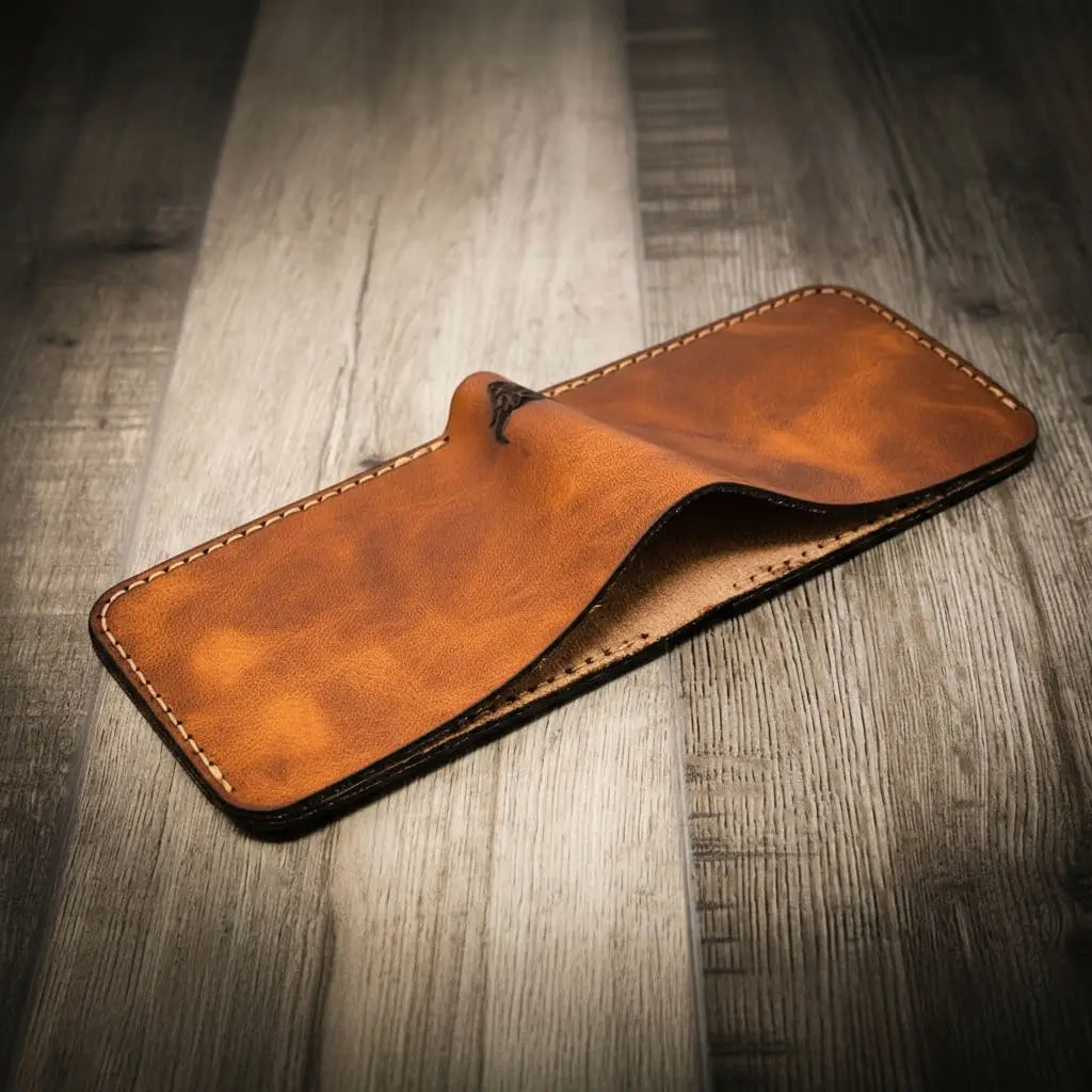 Handmade Full-Grain Leather Bifold Wallet for Men — Rio Grande Bifold Wallet