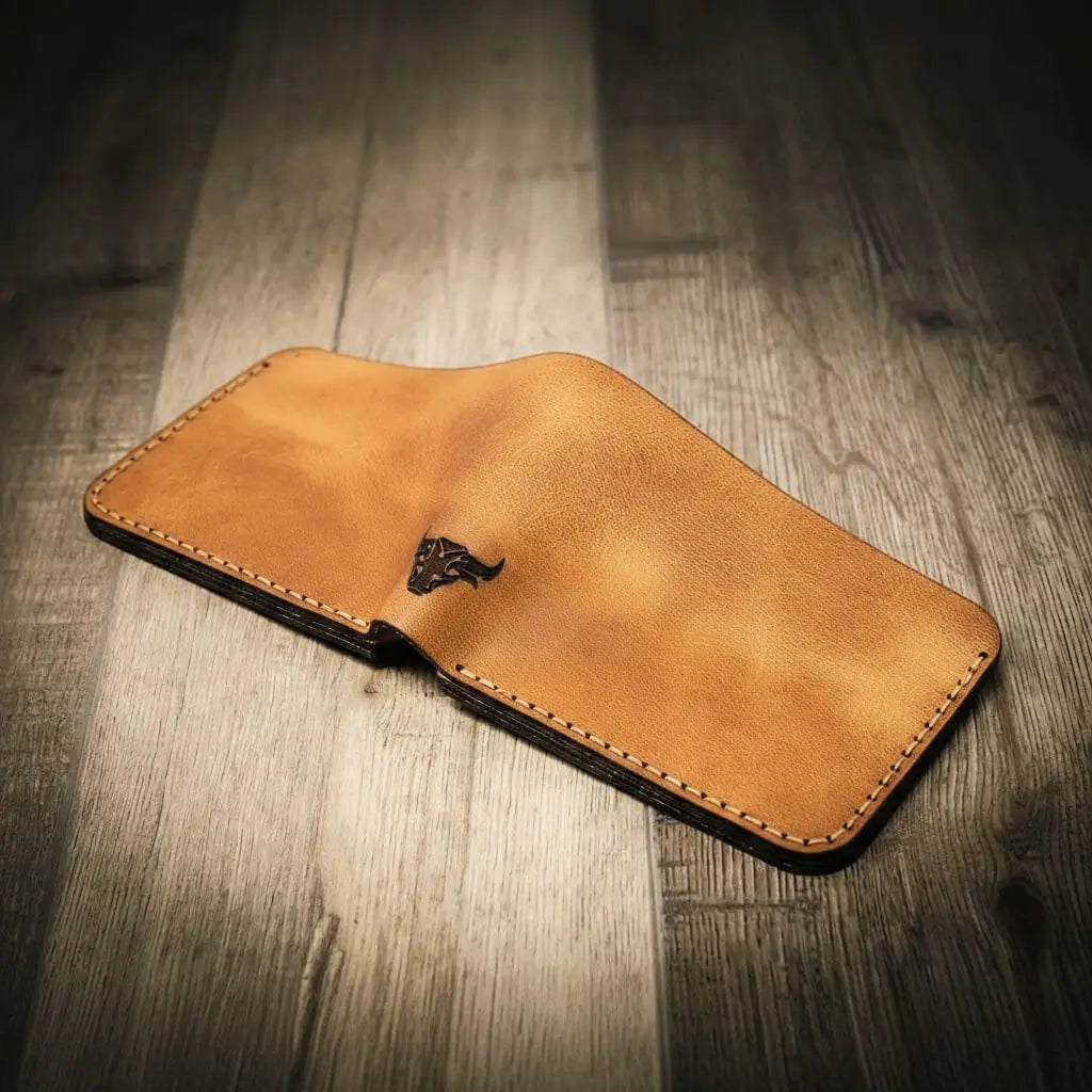 Handmade Full-Grain Leather Bifold Wallet for Men — Rio Grande Bifold Wallet