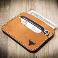 Handmade Full-Grain Leather Wallet — Pflugerville Card Wallet