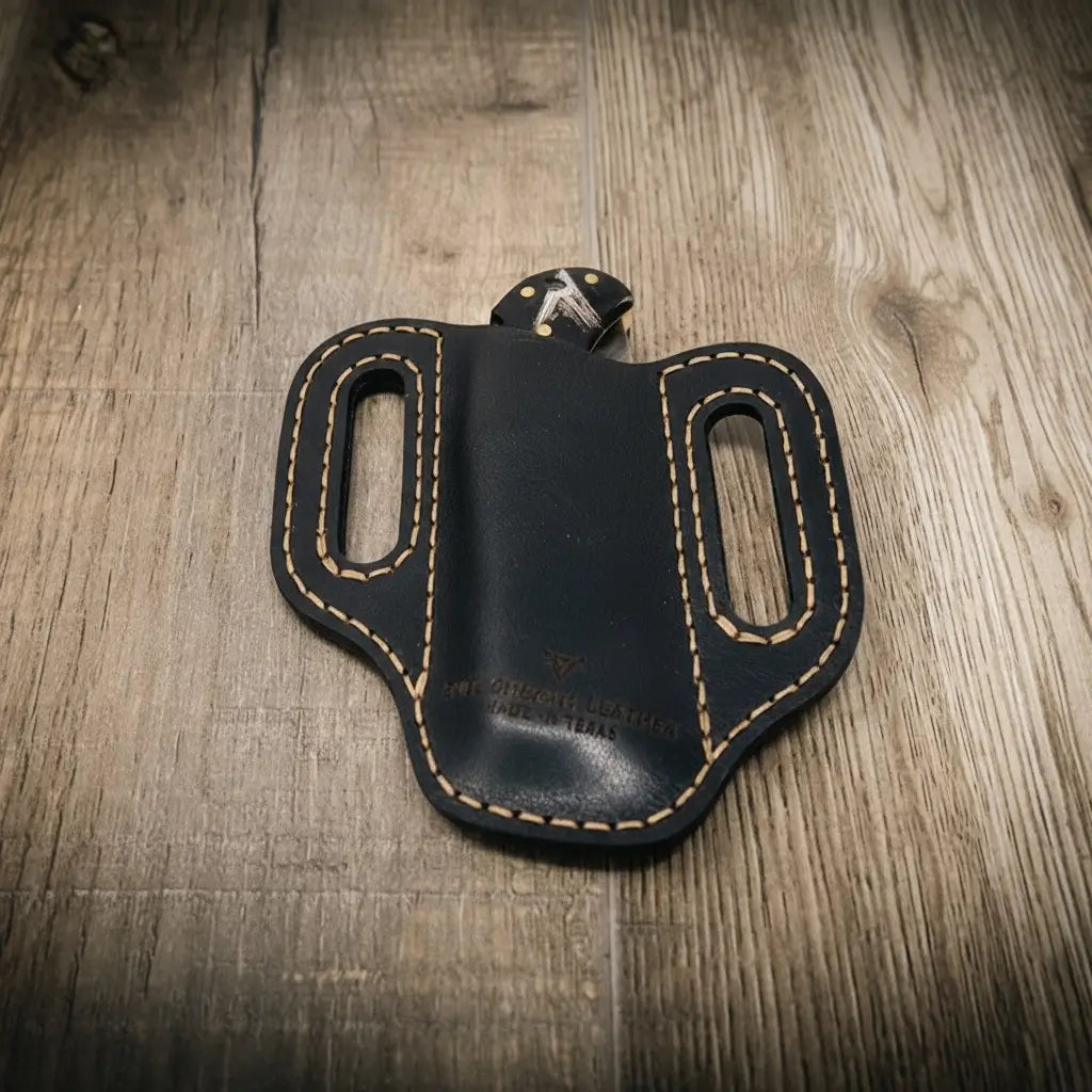 Handmade Full-Grain Leather Knife Sheath — Custom Leather Knife Sheath