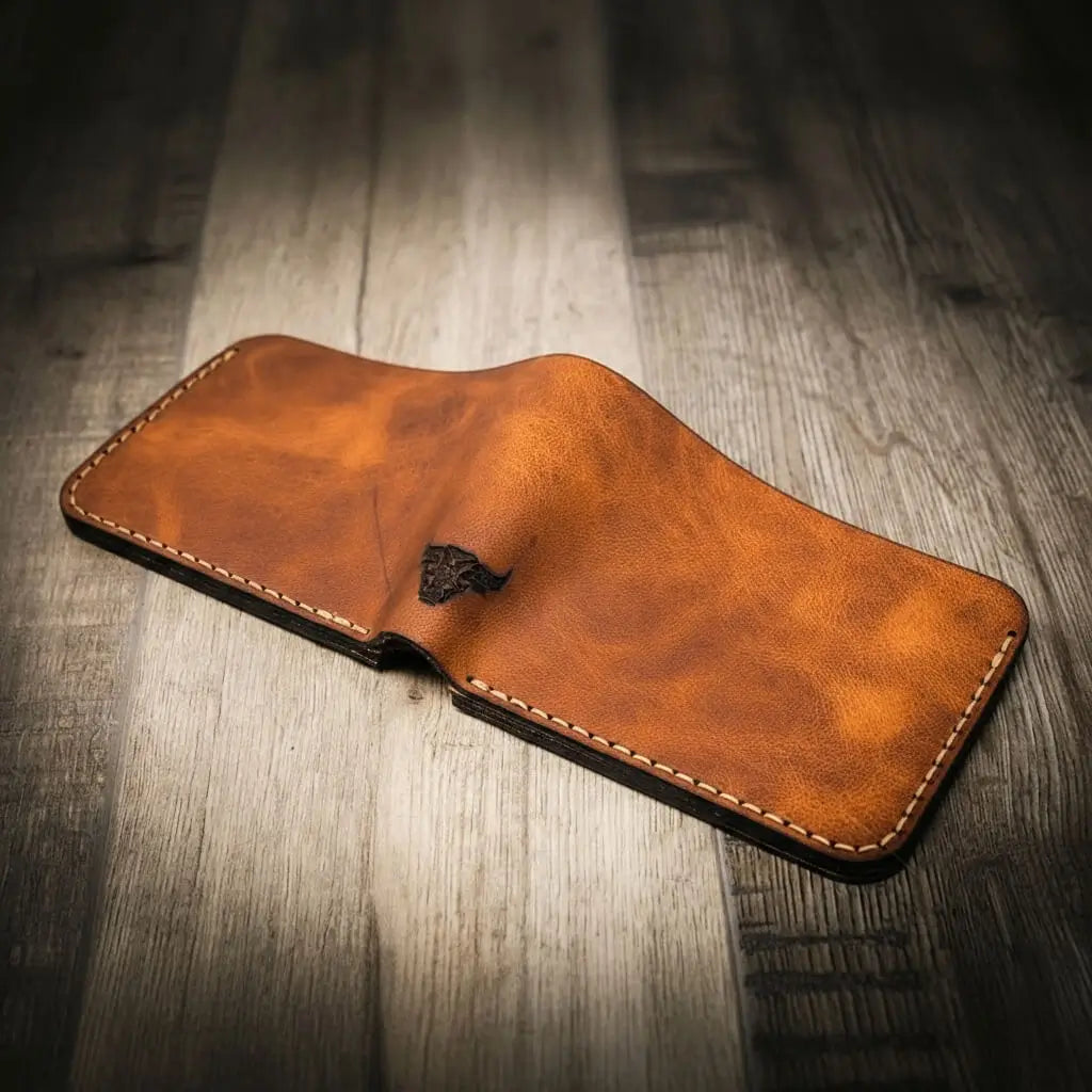 Handmade Full-Grain Leather Bifold Wallet for Men — Rio Grande Bifold Wallet