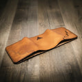 Handmade Full-Grain Leather Trifold Wallet for Men — Western Trifold Wallet