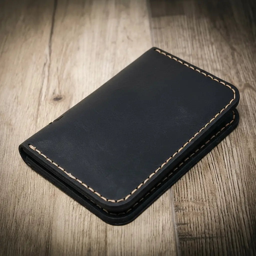 Handmade Full-Grain Leather Vertical Wallet for Men — The Tyler Vertical Wallet