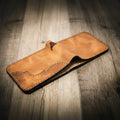 Handmade Full-Grain Leather Bifold Wallet for Men — Western Bifold Wallet