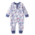 Grand Slam Bamboo Baseball Henley Romper for Baby Boys