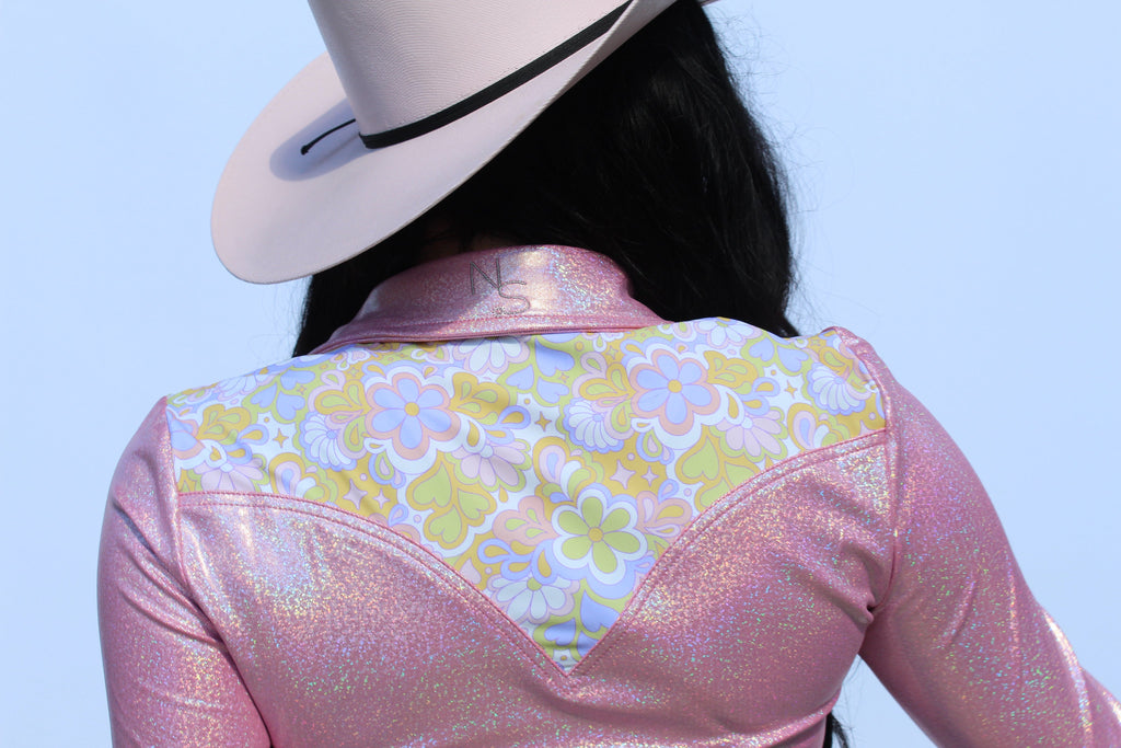 Girls Dolly Pearl Snap Rodeo Shirt
