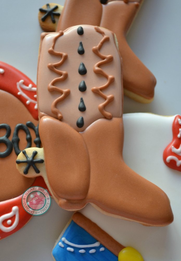 Cowboy Baby Cookies (12 cookies)